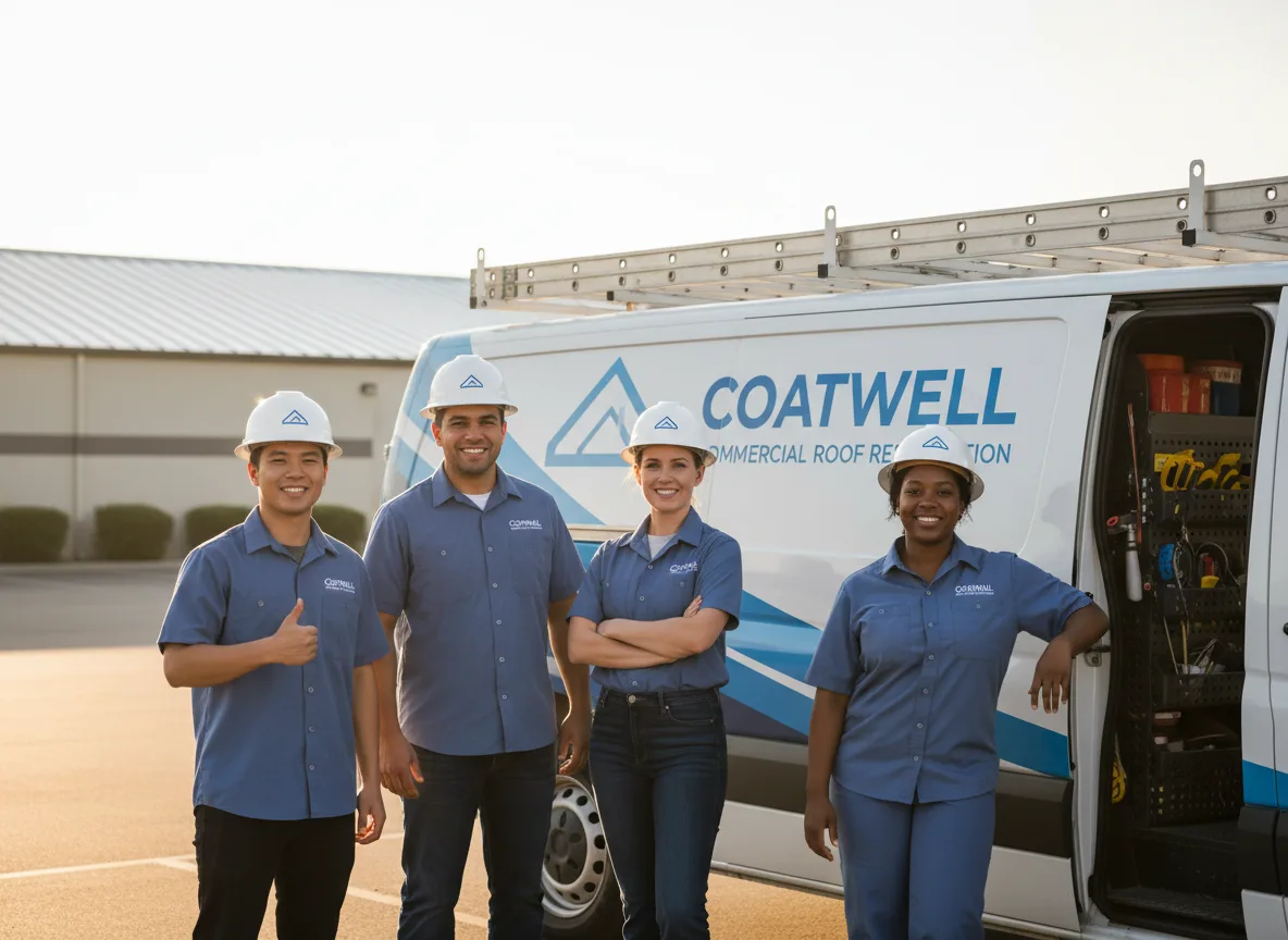 Commercial roof coating company in Candler, NC